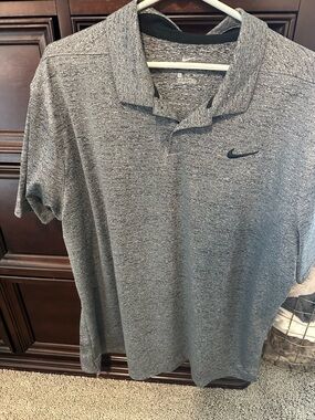 Nike Men’s Grey Heather Dri-FIT Polo